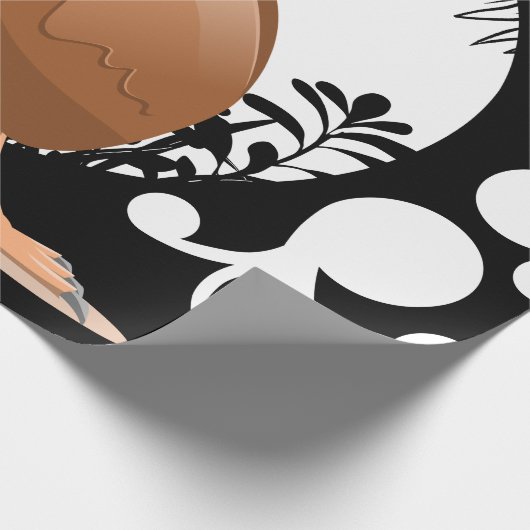 Koru Kiwi Cadeaupapier (Hoek)