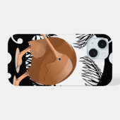 Koru Kiwi iPhone 15 Case (Achterkant horizontaal)