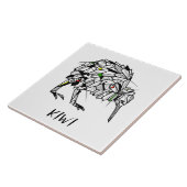 Koru Kiwi Tegeltje (Zijkant)