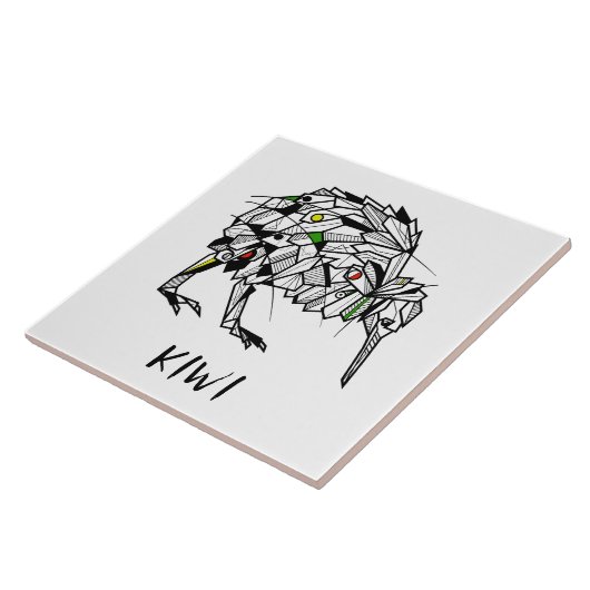 Koru Kiwi Tegeltje (Zijkant)
