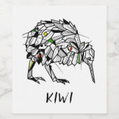 Koru Kiwi Wijn Etiket (Enkel label)