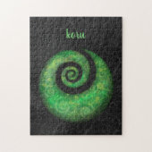 koru - nieuwe fern legpuzzel (Verticaal)