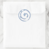 Koru Ronde Sticker (Tas)