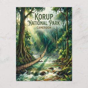 Korup Nationaal Park Kameroen Briefkaart