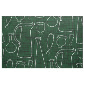 Korven en pitchers met weventextuur stof (Fat Quarter)