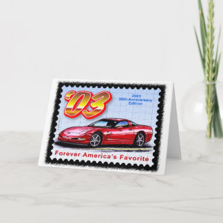 korvet van het Jubileum van 2003 het 50ste Kaart