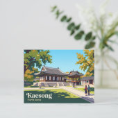 Koryo Museum Noord-Korea Briefkaart (Staand voorkant)