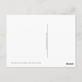 Kos Bird Mosaic Briefkaart (Achterkant)