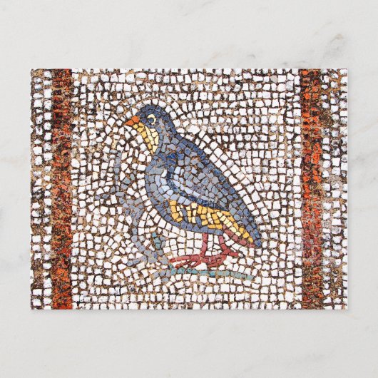 Kos Bird Mosaic Briefkaart (Voorkant)