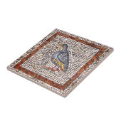 Kos Bird Mosaic Ceramic Trivet Tile Tegeltje (Zijkant)