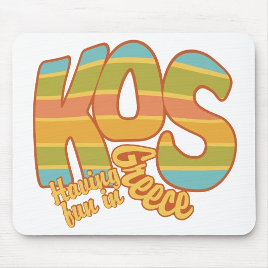 KOS Greece custom mousepad Muismat (Voorkant)