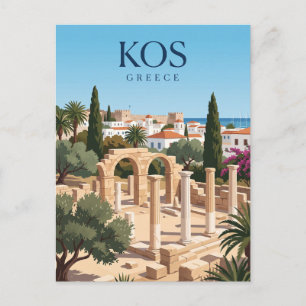 Kos Stad Griekenland Briefkaart