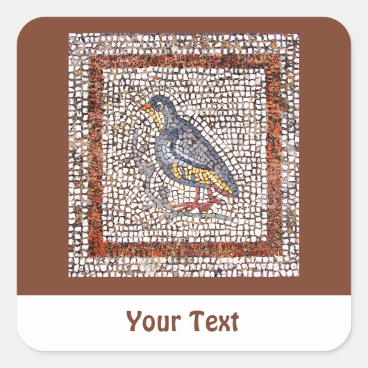 Kos Vogel Mozaïek Lakens van Stickers (Voorkant)