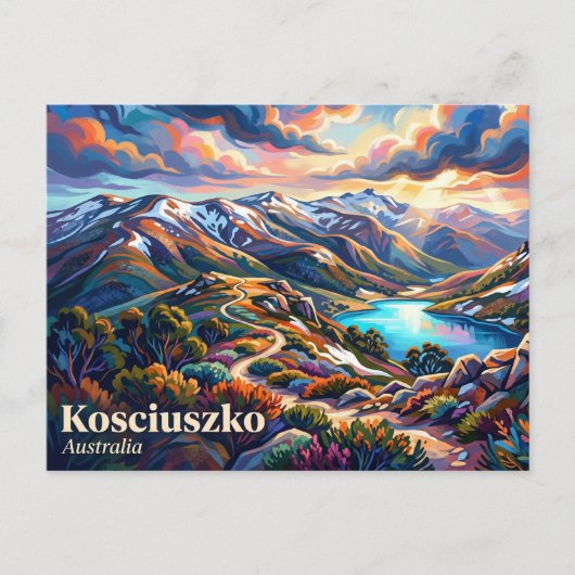 Kosciuszko National Park Australië Briefkaart (Voorkant)
