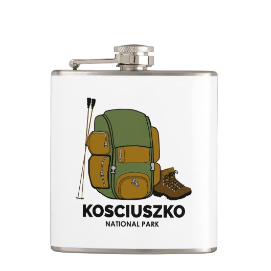 Kosciuszko National Park Backpack Heupfles (Voorkant)