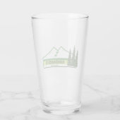 Kosciuszko National Park Groene Strepen Glas (Achterkant)