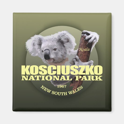 Kosciuszko NP (Koala) WT Magneet (Voorkant)