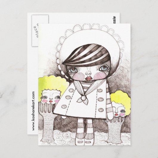 Kosharek Art Briefkaart (Voorkant / Achterkant)