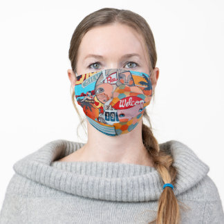 Kosharek Art Florida schilder Face Mask Stoffen Mondkapje