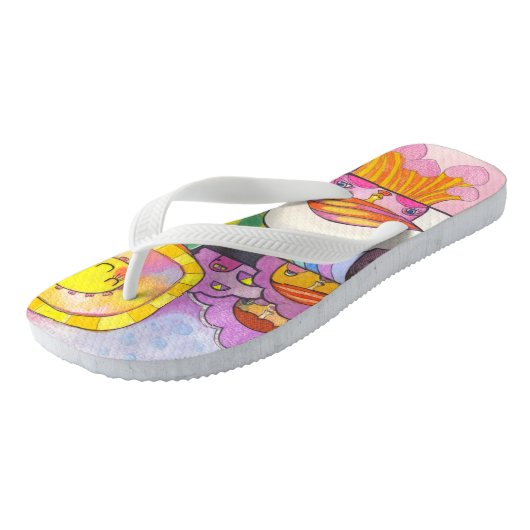 Kosharek art teenslippers (Schuin)