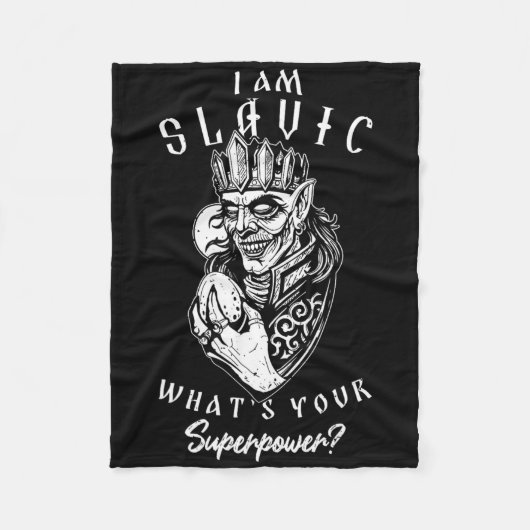 Koshchei Deathless Ancestry Paganism Ukraine Mytho Fleece Deken (Voorkant)