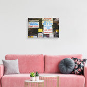 Kosher Deli Meats Knish New York City Foto Canvas Afdruk (Insitu (Woonkamer))