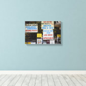 Kosher Deli Meats Knish New York City Foto Canvas Afdruk (Insitu (Houten vloer))