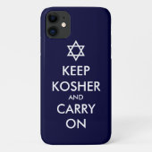 Kosher houden en doorgaan Case-Mate iPhone case (Achterkant)