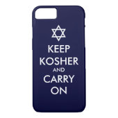 Kosher houden en doorgaan Case-Mate iPhone case (Achterkant)