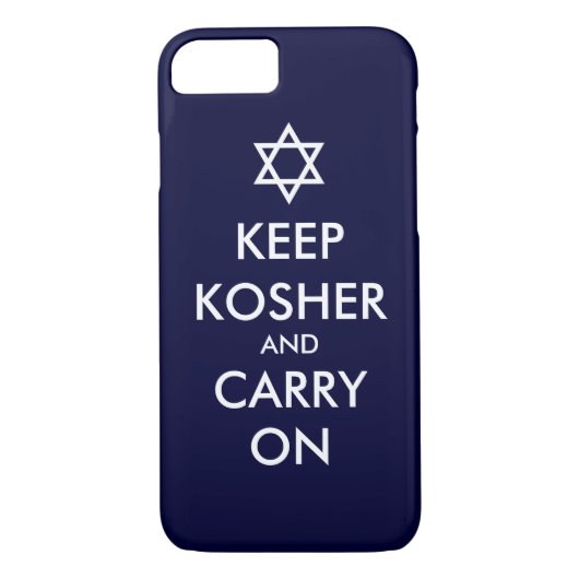 Kosher houden en doorgaan Case-Mate iPhone case (Achterkant)