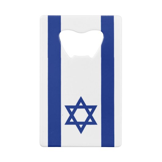 Kosher houden en doorgaan creditkaart flessenopener (Achterkant)