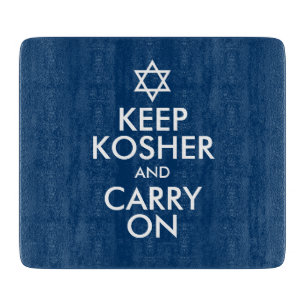 Kosher houden en doorgaan snijplank