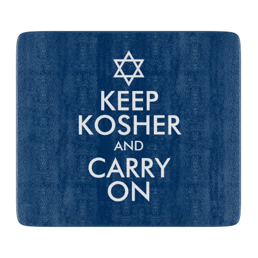 Kosher houden en doorgaan snijplank (Voorkant)