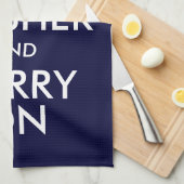 Kosher houden en doorgaan theedoek (Quarter Fold)