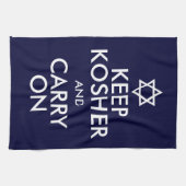Kosher houden en doorgaan theedoek (Horizontaal)