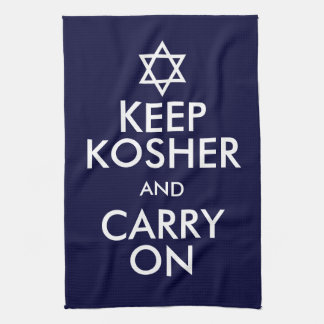 Kosher houden en doorgaan theedoek