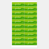 Kosher Kitchen Script Parve met Hebreeuws Green Labels (Vel)