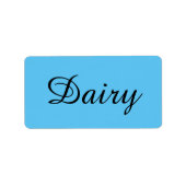 Kosher Kitchen Stickers labels zuivelmelkkoek (Voorkant)