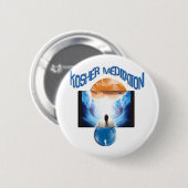Kosher Meditation Ronde Button 5,7 Cm (Voorkant /achterkant)