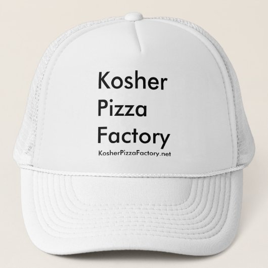 Kosher Pizza Factory Trucker Pet (Voorkant)