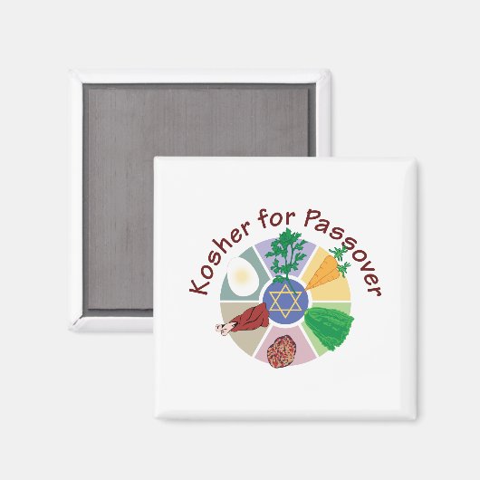 Kosher voor passeren magneet (Voorkant / Achterkant)