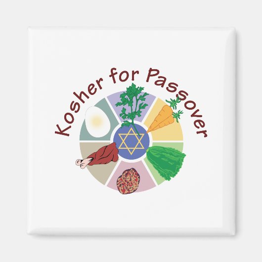 Kosher voor passeren magneet (Voorkant)