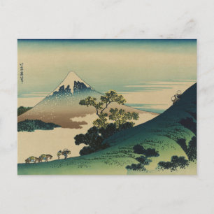 Koshu Inume-Toge door Hokusai Briefkaart