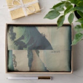 Koshu Inume-Toge door Hokusai Tissuepapier (Geschenk)