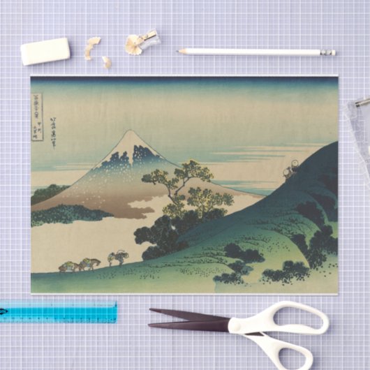 Koshu Inume-Toge door Hokusai Tissuepapier (Craft)