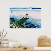 Kōshu Kajikazawa in de provincie Kai, Hokusai Poster (Keuken)