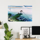 Kōshu Kajikazawa in de provincie Kai, Hokusai Poster (Thuiskantoor)