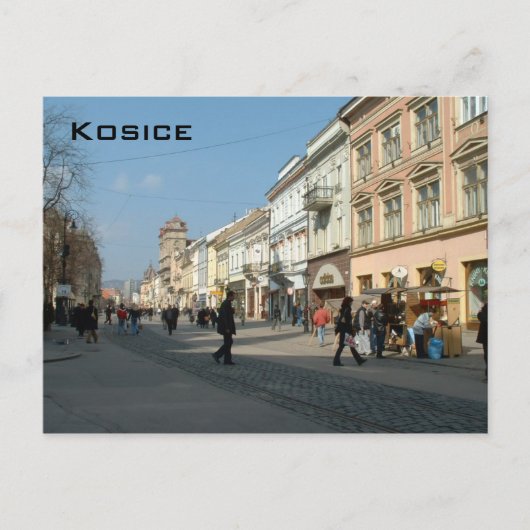 Kosice Briefkaart (Voorkant)