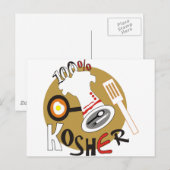 Kosjer 100% briefkaart (Voorkant / Achterkant)