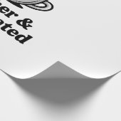 Kosjer en Gecaffeïneerde Joodse Koffie Hanukkah   Cadeaupapier (Hoek)